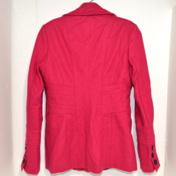 GUESS Los Angeles Wool Blend Jacket – Pink - Double-Breasted - Small - Picture 2 of 6